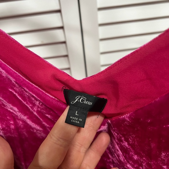 J Crew Drapey velvet camisole top - Picture 5 of 5